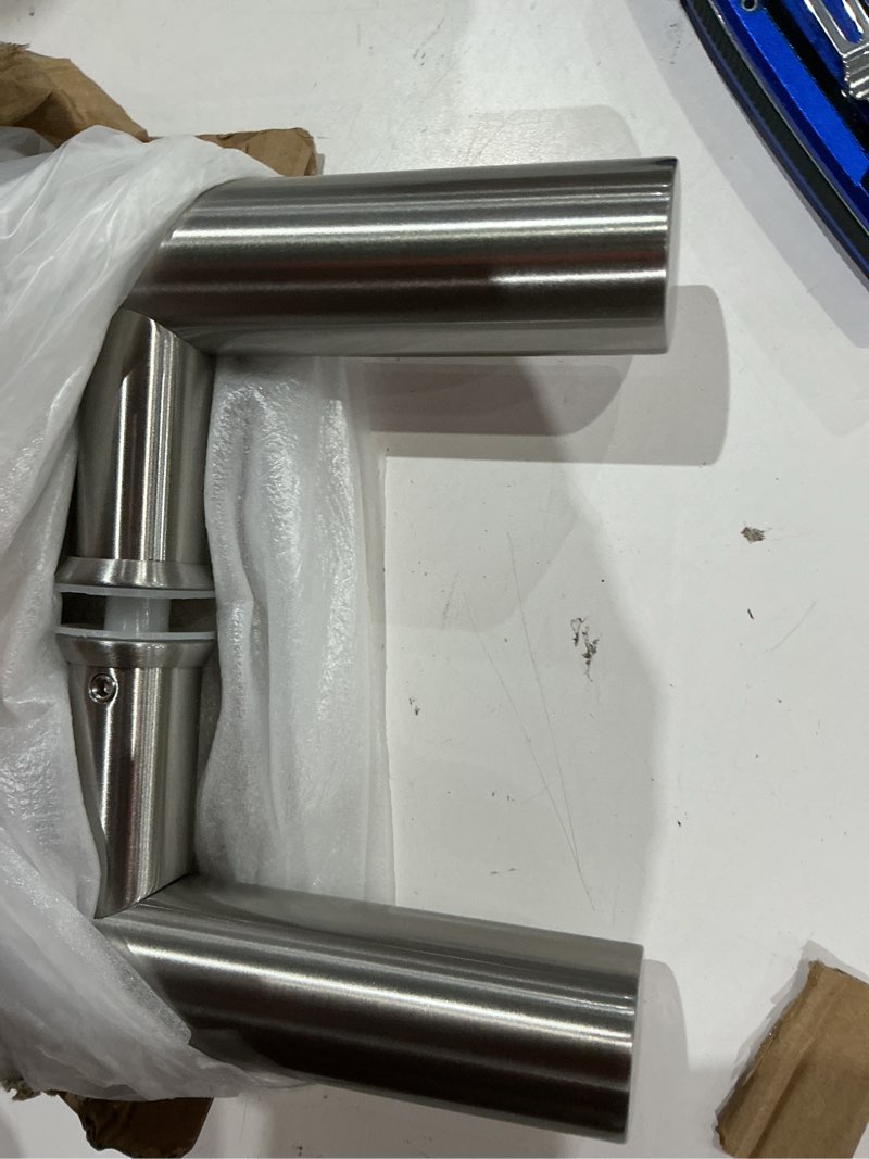 Condition photo showing Good Condition for ranbo 24" overall length anti-fingerprint brushed nickel back-to-back door pull handle, 15-3/4" (400 mm) hole spacing, 1.2 mm 304 stainless steel for shower glass, barn and wood doors 24 inches/1.26 inches cross section diameter