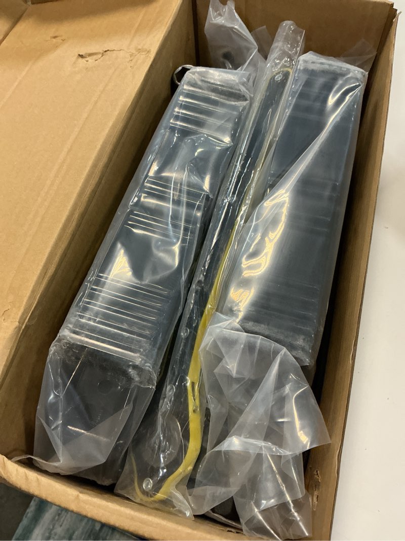 Condition photo showing New/Like New for welluck camper wheel chock stabilizer 2 sets for rv travel trailer heavy duty x-shaped rv chocks anti-move tire wheel chock, fits 3.5" to 12" wheel gaps