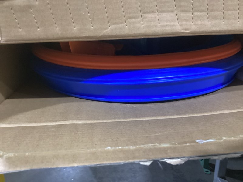 Condition photo showing As Is for Hot Wheels Track Set with 1:64 Scale Toy Car, 4 Intersections for Crashing, Powered by a Motorized Booster, Criss-Cross Crash Track (Amazon Exclusive) Criss Cross Crash