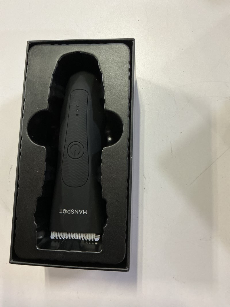 Condition photo showing As Is for MANSPOT Manscape Groin & Body Hair Trimmer for Men, Electric Ball Pubic Trimmer Shaver,Manscape Kit 