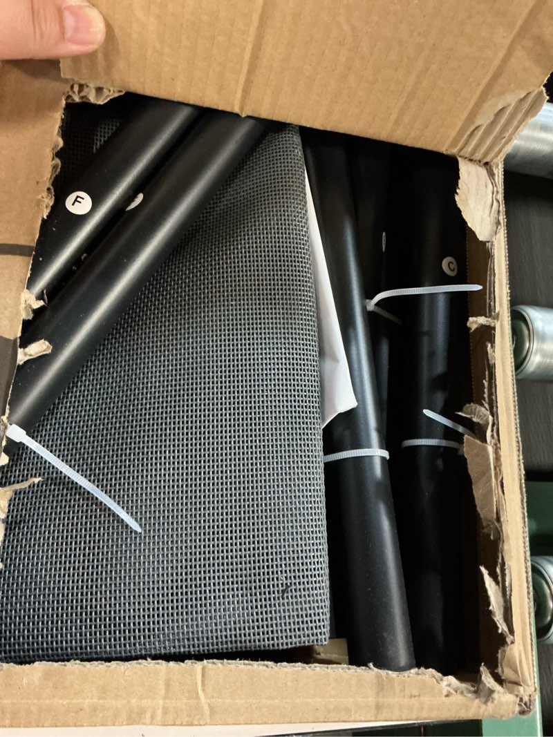 Condition photo showing Good Condition for Elevated Dog Bed, Raised Outdoor Dog Bed for Extra Large Sized Dog, Portable Cooling Pet Cot with Breathable & Washable Mesh, Indoor & Outdoor Pet Hammock with Skid-Resistant Feet. XL(48.80"x35.80"x8.00) Grey