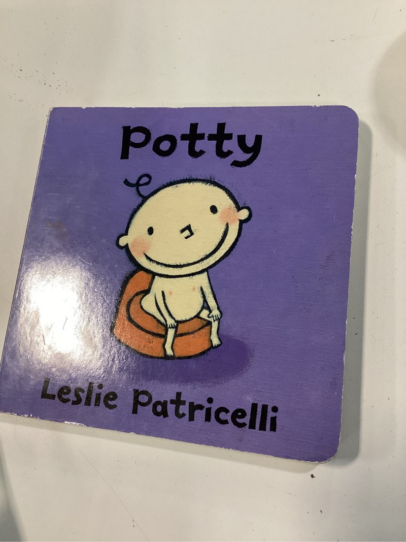 Condition photo showing As Is for potty (leslie patricelli board books)