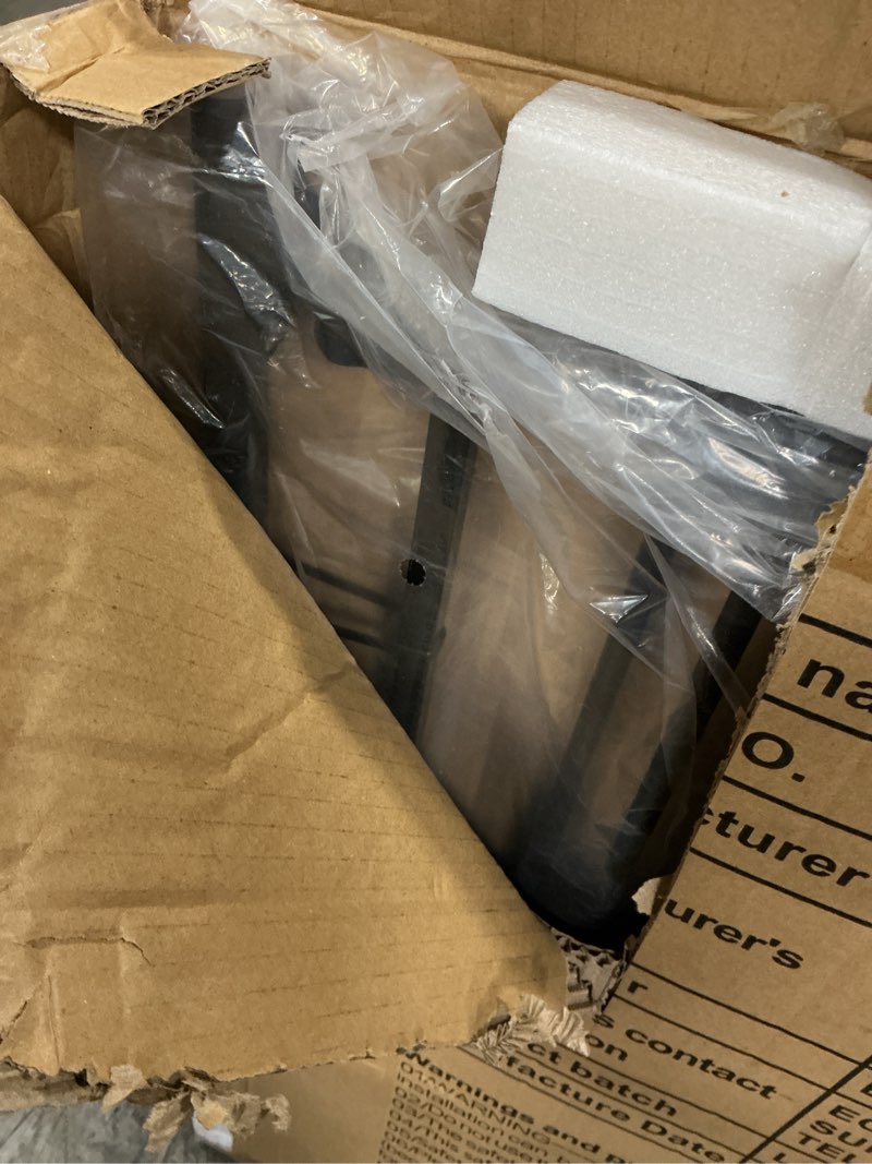 Condition photo showing As Is for DEARBB 29.5-43.3" No Bottom Bar Baby Gate Large Walk Thru Door Auto Close Safety Wall Mount Metal Dog Gate Stairs House and Doorways Elders and Pets-Black (Black, 29.5-43.3" W x 29.5" H) Black 29.5-43.3"W x 29.5"H