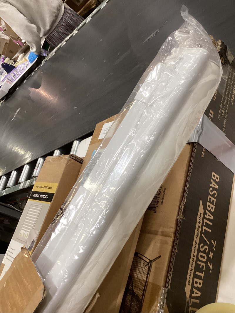 Condition photo showing New/Like New for lazblinds no-drill cordless zebra blinds - dual layer light filtering & room darkening, free-stop lift, easy install, day & night privacy with valance for window 35" w x 48" h, white 35"w x 48"h white