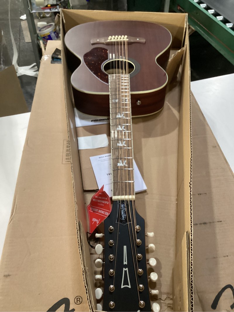 Condition photo showing Good Condition for fender tim armstrong hellcat 12-string concert acoustic guitar, with 2-year warranty, natural, walnut fingerboard