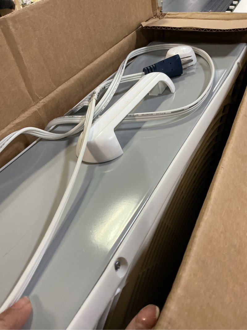 Condition photo showing As Is for Air King 9723 20-Inch 3-Speed Box Fan , White