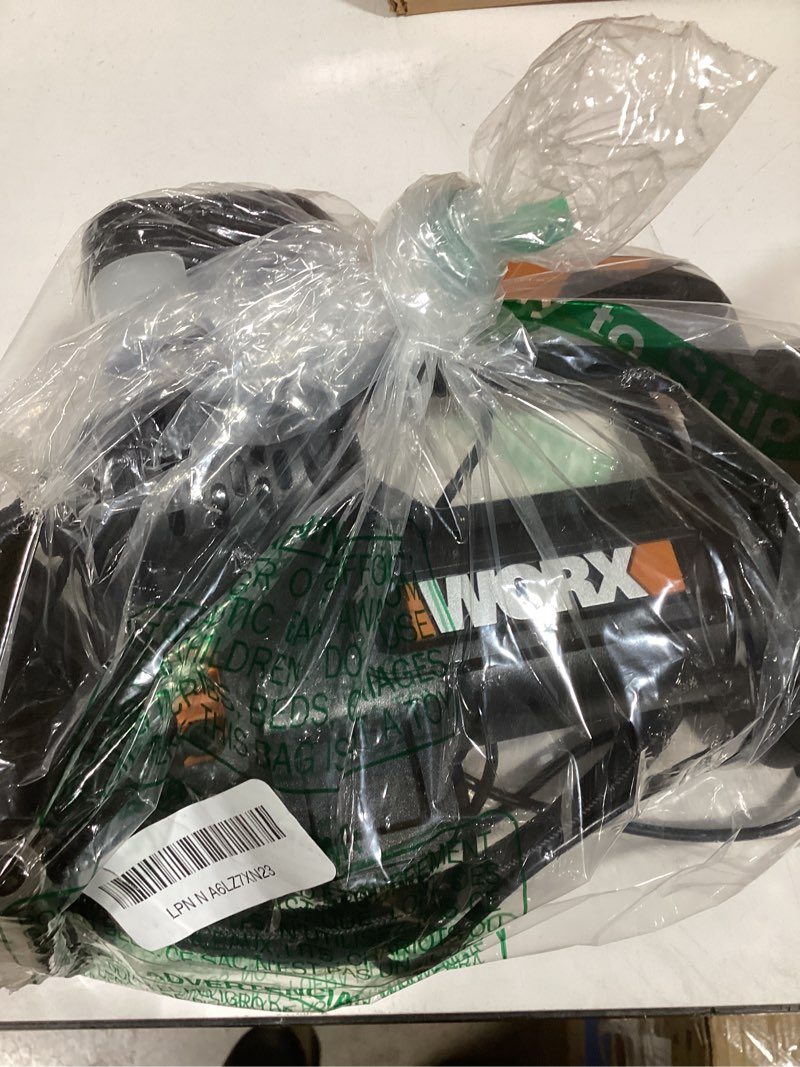 Condition photo showing Good Condition for Worx WX092L 20V 2.0Ah 2 in 1 Cordless Inflator Battery and Charger Included, max. 10 Bar, Digital pressure display w/ 20V Battery & Charger