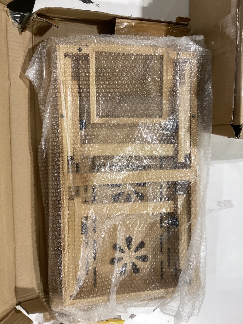 Condition photo showing Good Condition for Laptop Lap Desk with Adjustable Height & Angle, Tablet & Phone Holder, Drawer, Foldable Portable Stand for Bed, Sofa, or Couch - Ideal for Work, Study, and Breakfast in Bed, Portable Desk | Foldable Design | Bamboo Construction