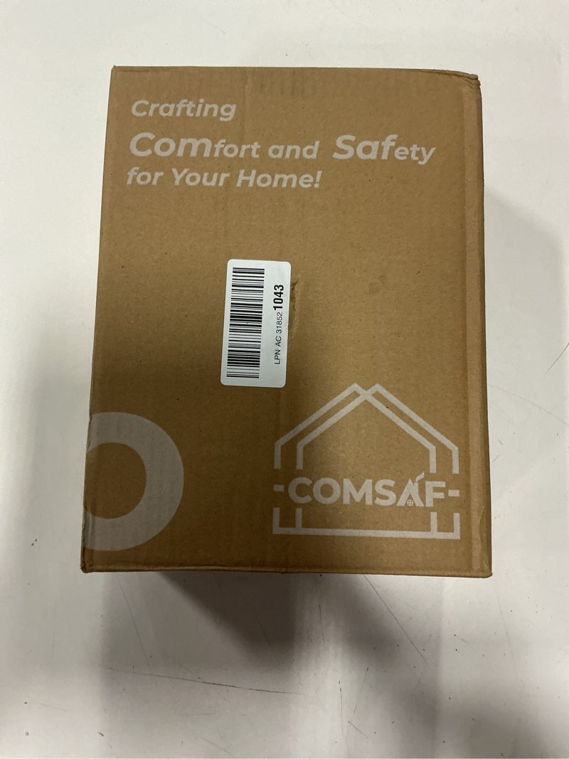 Condition photo showing New/Like New for ComSaf Spice Jars with Labels 6 oz 12Pack, Small Spice Containers Starter Set, Glass Seasoning Jars with Lids, Square Seasoning Containers for Salt, Pepper, Chili Powder, Sugar, Ginger Ground, Cumin Square/6oz/12pcs