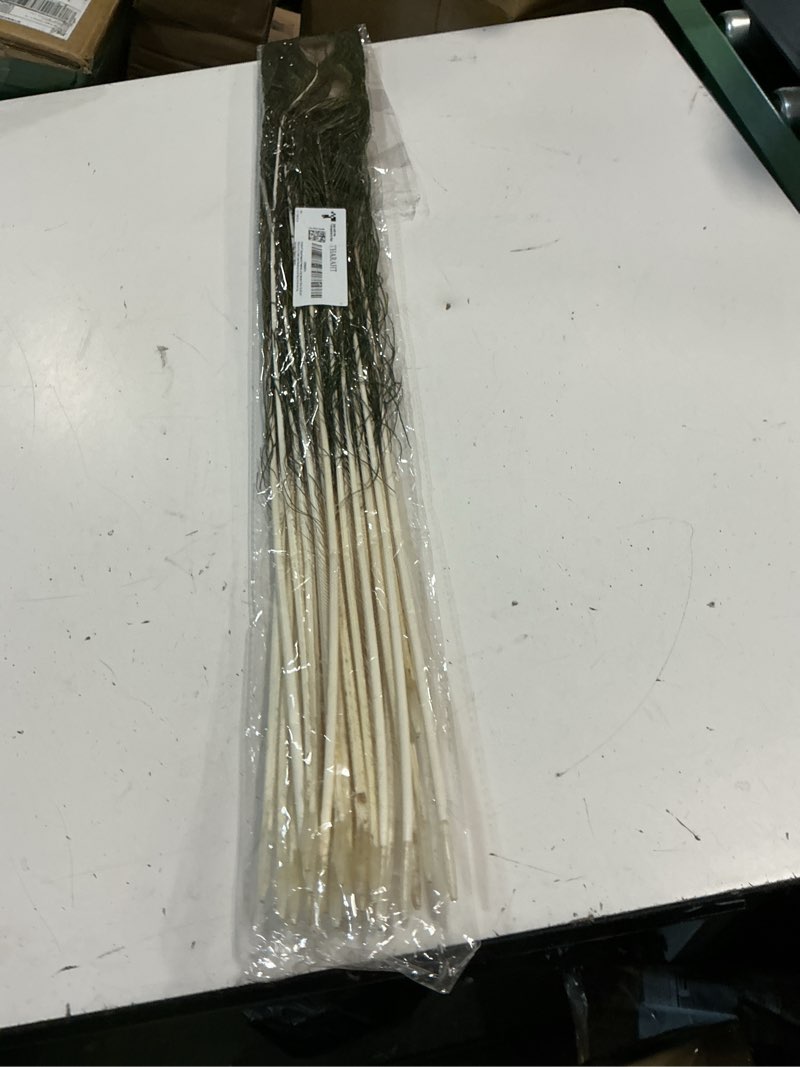 Condition photo showing Good Condition for tharaht 24pcs peacock feathers natural long in bulk 30-32 inch(75-80 cm) for floral arrangements diy craft, wedding home party holiday decoration peacock feathers 30-32inch-24pcs
