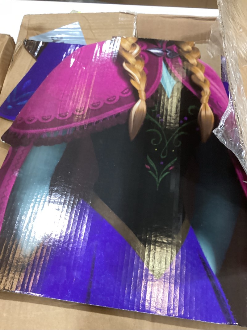Condition photo showing Good Condition for roommates rmk2371gm disney frozen elsa peel and stick giant wall decals 48.75 " x 41.5 "