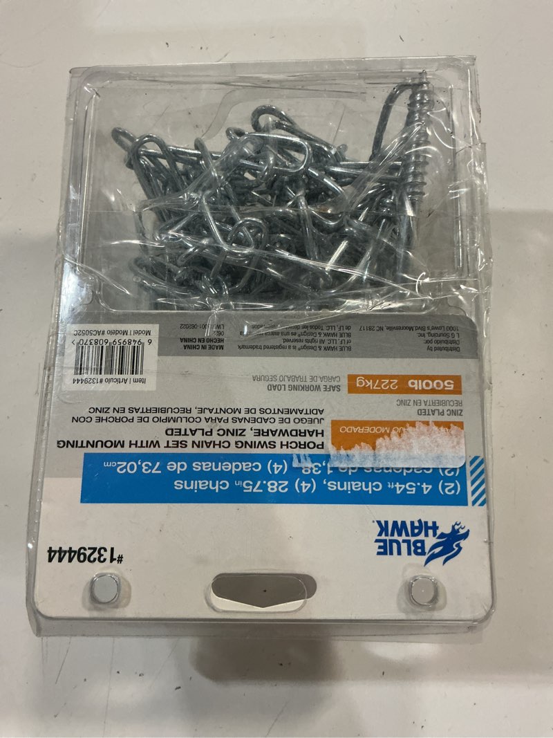 Condition photo showing As Is for reliabilt 14-ft weldless zinc plated steel chain