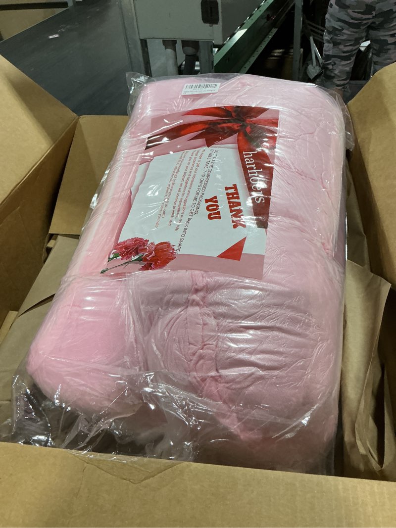 Condition photo showing As Is for pink princess toddler couch, 2-in-1 foldable sofa bed & chair for kids 1-5, space-saving for small rooms, fits multiple spaces, flexible layout, comfy crystal velvet, playroom gift light pink