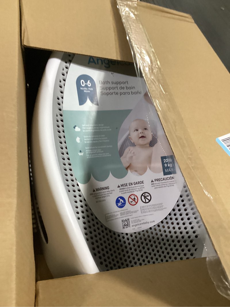 Condition photo showing As Is for angelcare baby bath support (gray) | ideal for babies less than 6 months old bath support grey