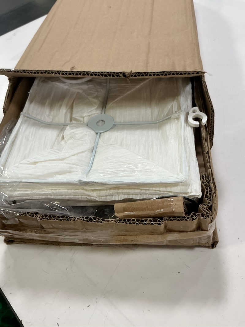 Condition photo showing Good Condition for Paper Floor Lamp, Japanese Floor Lamp with Rice Paper Lamp Shade, Corner Paper Lantern Floor Lamp for Bedroom, Office, Living Room Whit No Bulb (Square 2 Pack) Square-2Pack