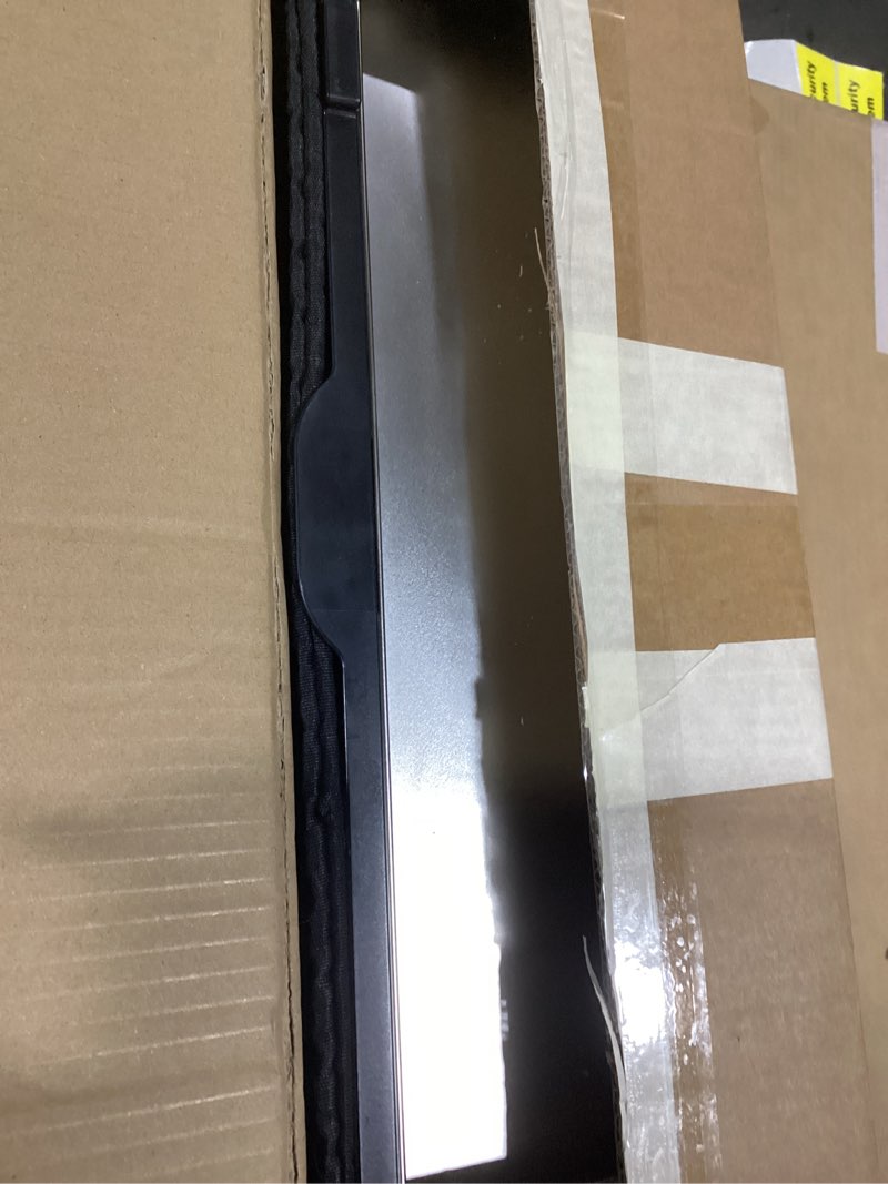 Condition photo showing As Is for Tevila Extra Large Stainless Steel Litter Box with Lid, High Sided Enclosed Metal Cat Litter Pan, Dog Proof Front Entry Top Exit, Odor Control Easy Clean Leak Proof, Includes Mat, Scoop & Step, Black