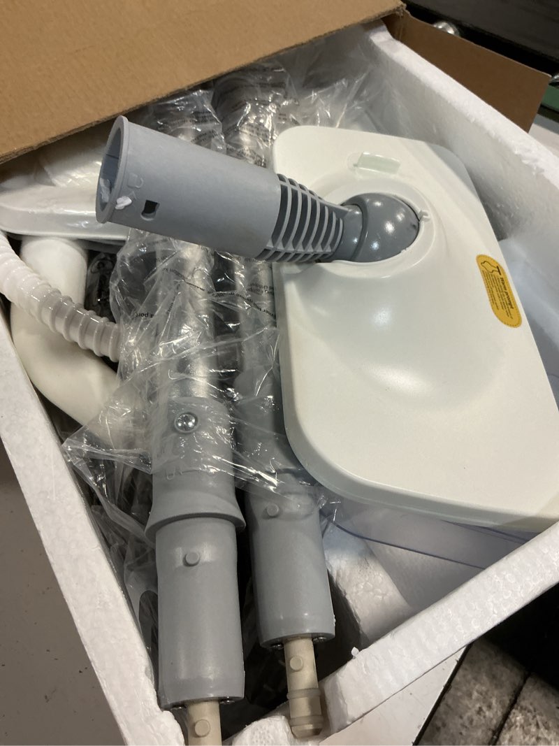 Condition photo showing Good Condition for steam mop, 13-in-1 powerful handheld steam cleaner with 13 accessories, 500ml removable tank, 23ft power cable, detachable steam mops for floor cleaning, tiles, windows, tile grout, carpets, furniture