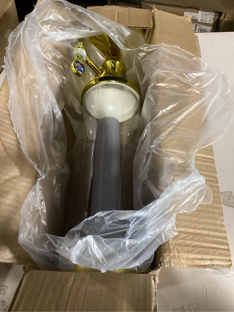 Condition photo showing Good Condition for beer tower 3l/100oz european style beverage dispenser with ice tube & fluent spigot,margarita tower, mimosa tower, tabletop liquor drink dispenser for parties, bars, pubs, restaurants