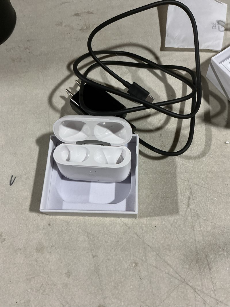 Condition photo showing Good Condition for Replacement Wireless Charging Case for air pods pro 2nd/1st Gen | Compatible with MagSafe & Qi Chargers | Bluetooth Auto-Pairing | White (Case Only - No Earbuds)