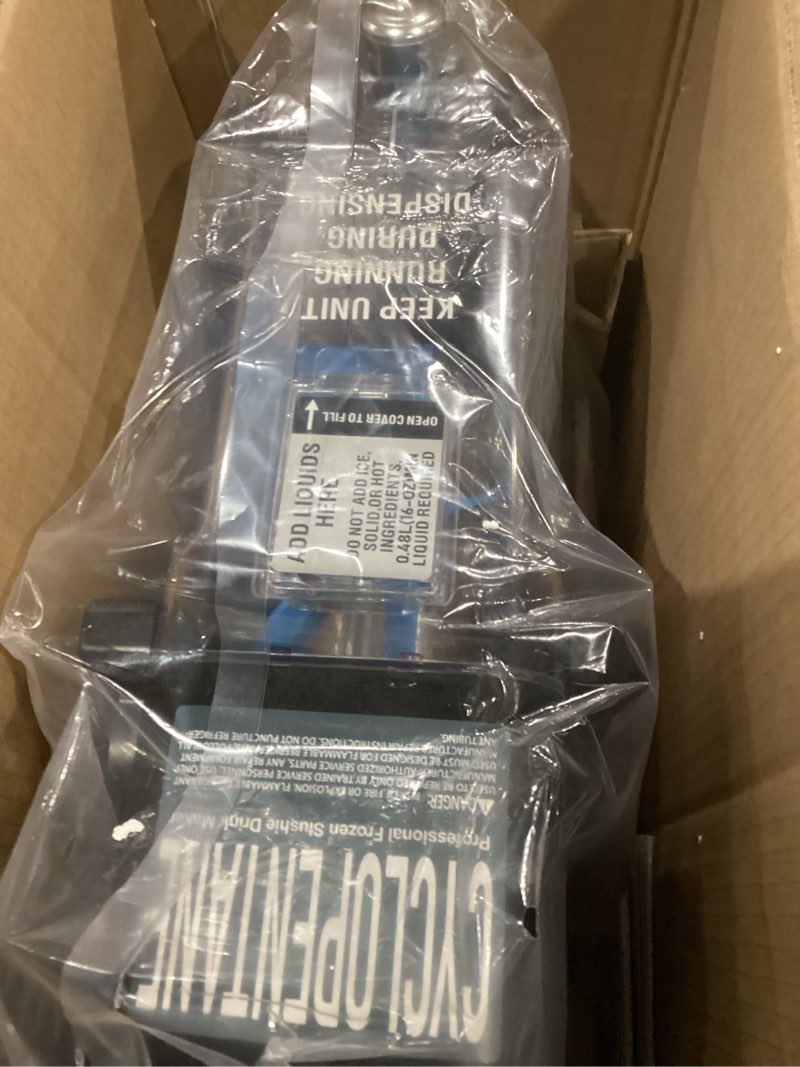 Condition photo showing Good Condition for Slushie Machine, 85oz Ice Cream Machine & Slushy Machine for home, with LED Display, 6 Preset Programs for Margaritas, Frappés, Milkshakes, and Soft Serve, Automatic Cleaning, No Ice Needed