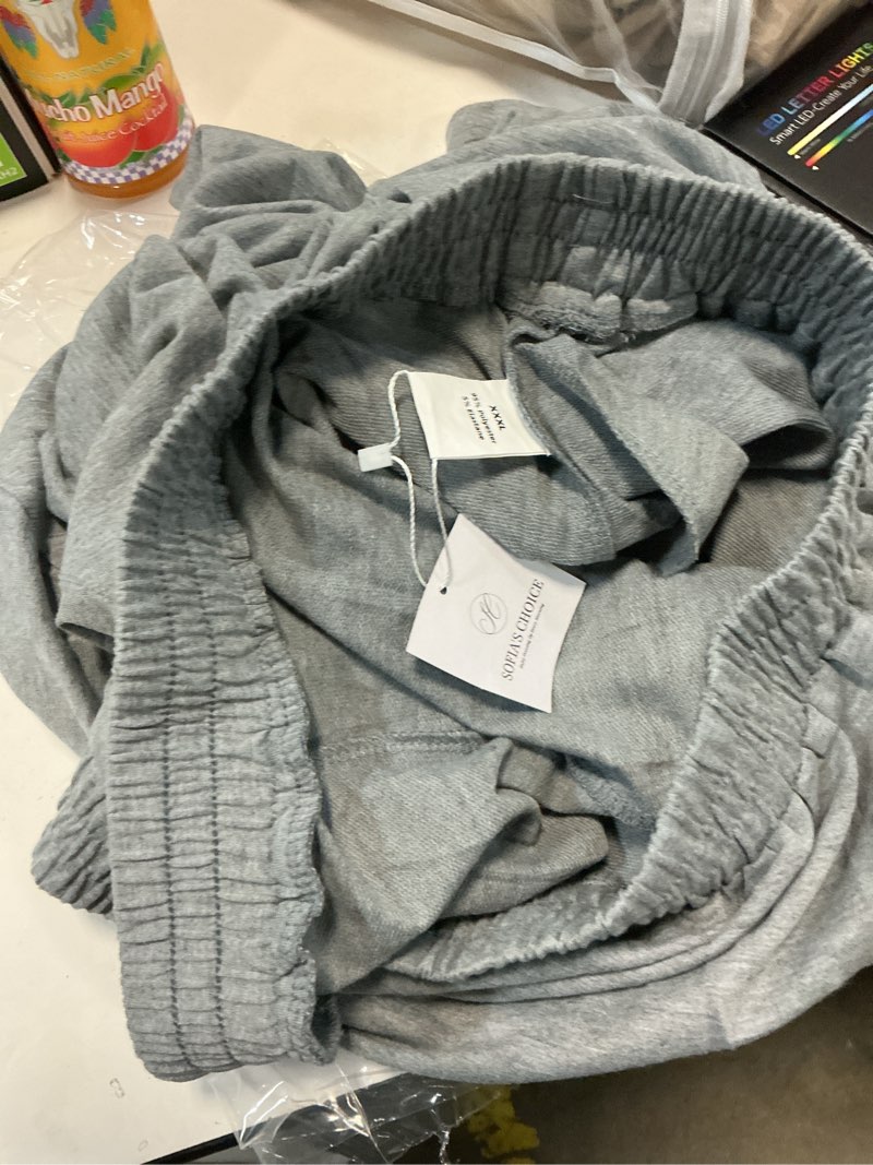 Condition photo showing New/Like New for sofia's choice skirts for women midi length a line swing flowy skirt with pockets 3x-large grey