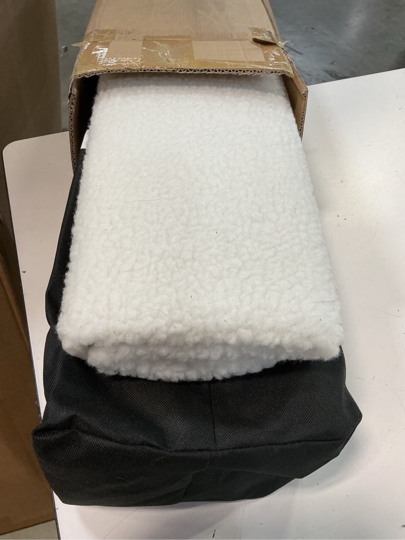 Condition photo showing As Is for Snagle Paw Portable Dog Crate for Car Travel,Metal Frame Pet Crate,Pet Carrier for Car Back Seat Secures with Headrest Strap and Seatbelt,M Medium Blue