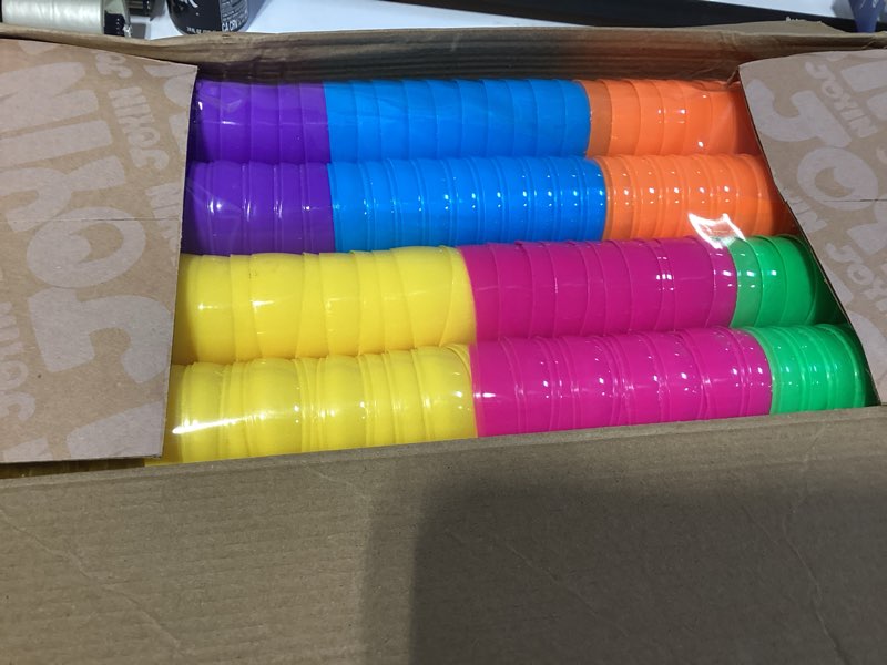 Condition photo showing Good Condition for joyin 500pcs plastic easter eggs, empty 2.3" 494pcs colorful with 6pcs golden eggs bulk fillable for easter hunt party favor basket stuffers filler classroom prize supplies decor