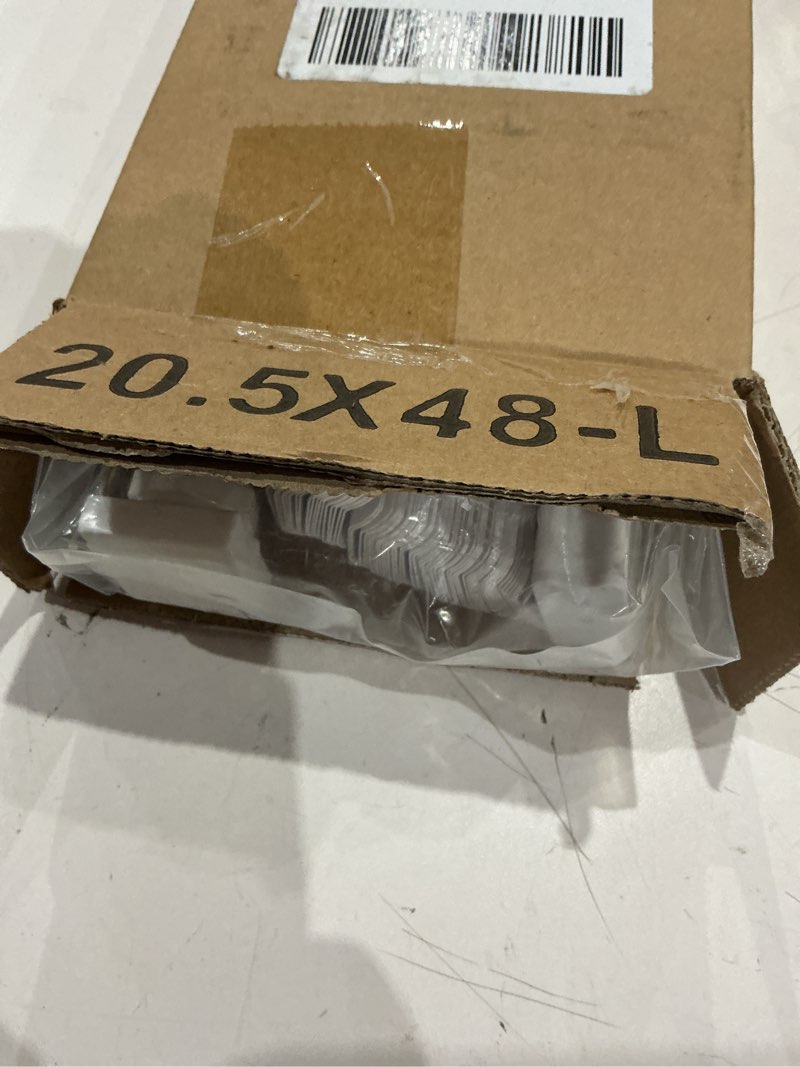 auriloft no tools no drill cordless mini blinds 23" wx 48" h, 1" l-shaped blades, horizontal vinyl b