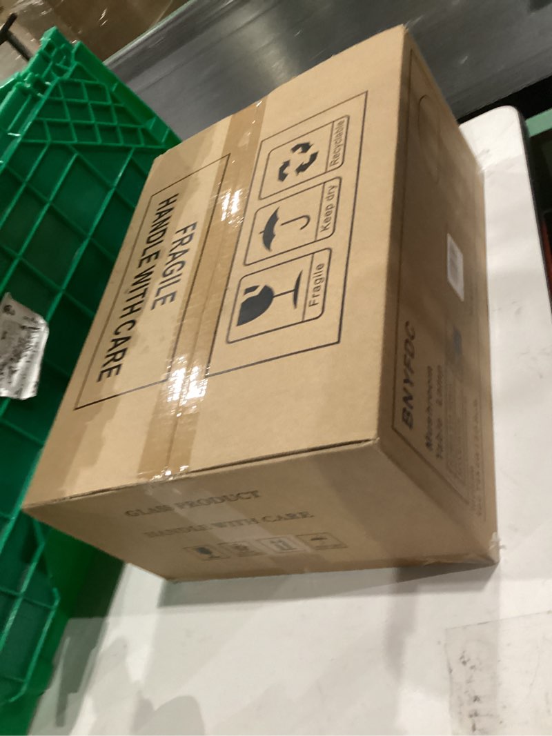 Condition photo showing New/Like New for Mushroom Lamp, Retro Table Lamp with Touch Control Switch, 3 Way Dimmable Nightstand Lamp for Bedroom and Living Room, 6W LED Bulb Included (Silver)