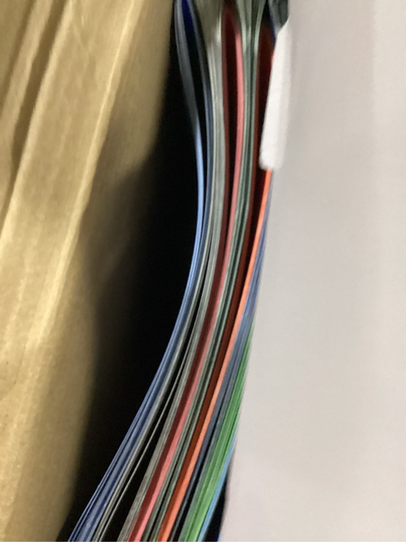 Condition photo showing Good Condition for hanging file folders, 50 pack letter size hanging file folders with 1/5-cut tabs, stay organized for your home and office bulk file, documents and paper, 10 colors