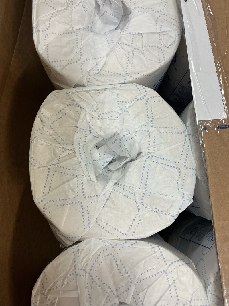 Condition photo showing New/Like New for scott professional standard roll toilet paper, bulk (13607), 2-ply, elevated design, white, individually wrapped, compact for easy storage (20 rolls of 550 sheets, 11,000 sheet total) 550 count (pack of 20)