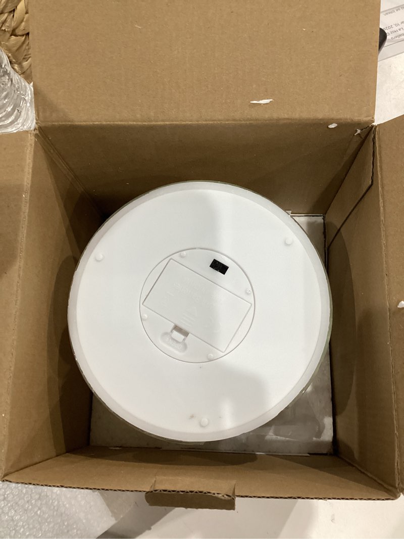 Condition photo showing Good Condition for Eywamage 3 Wick Clear Glass Flameless Candle with Remote, Large Flickering LED Battery Pillar Candle ? 6" H 6"