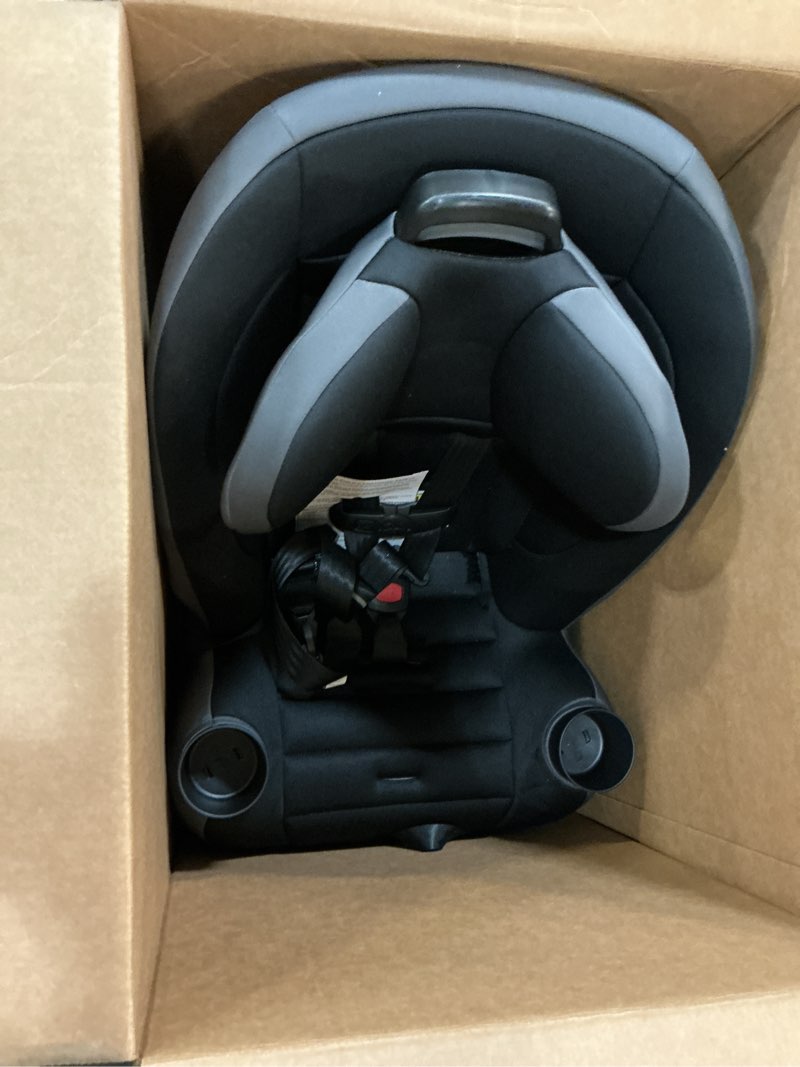 Condition photo showing Good Condition for safety 1st ellaris 3-in-1 convertible car seat, slim fit design, rear & forward-facing, 5-position headrest, 3-across fit, travel-friendly with machine-washable seat pad, smokey haze