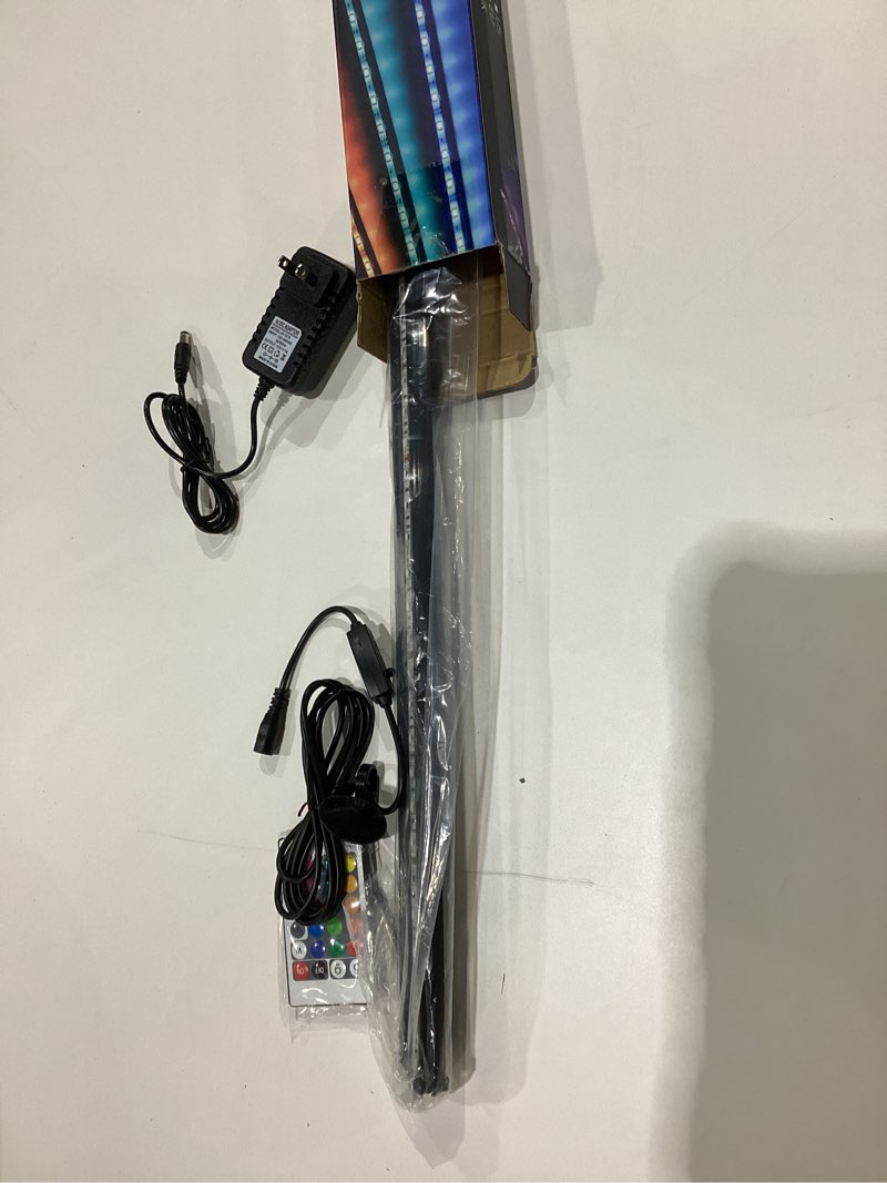 Condition photo showing New/Like New for Submersible Aquarium Light, Fish Tank Light with Air Bubble Hole, RGB Color Changing Brightness Adjustable IP68 Waterproof Remote Control LED Light for Aquarium Fish Tank 35 inch