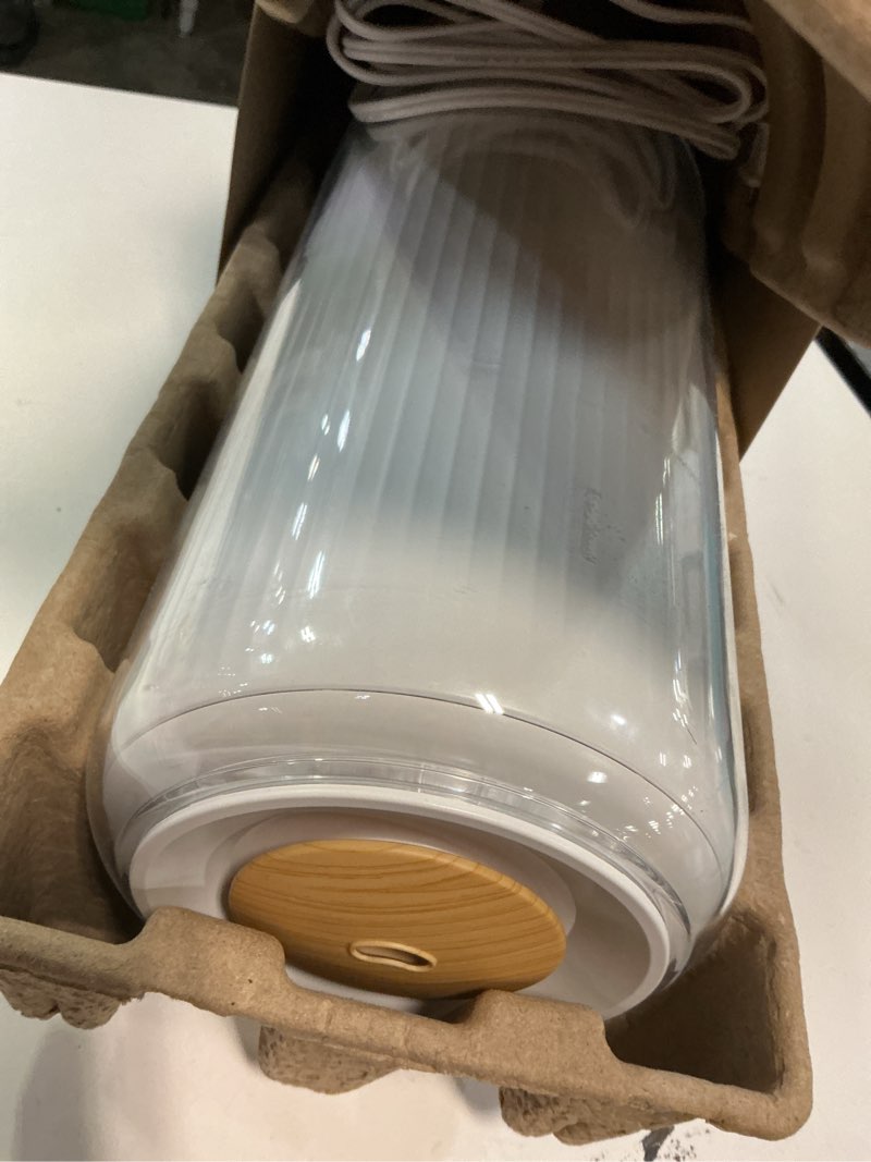Condition photo showing Good Condition for Homedics Ultrasonic Humidifier - Large Deluxe Air Humidifiers for Bedroom, Plants, Office - Top-Fill 1.47-Gallon Tank, Cool Mist, Essential Oil Pads and Built-In Timer, 3 Speed Settings, White