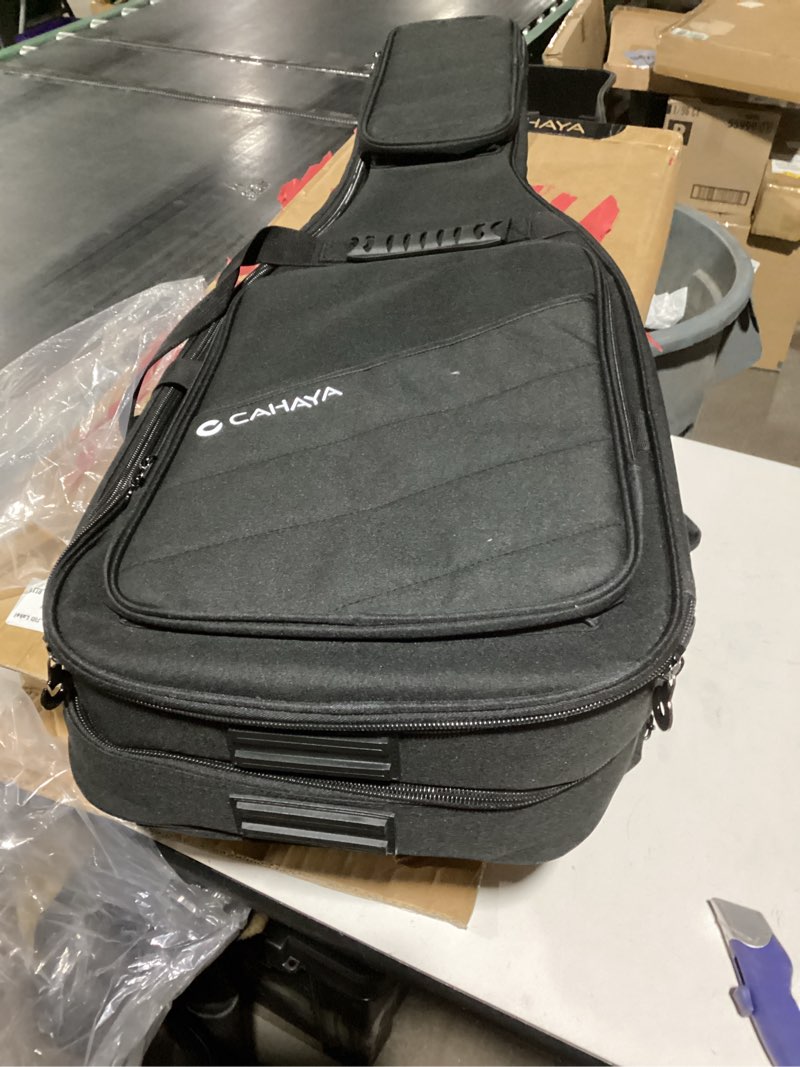 cahaya electric guitar bag gig bag 6mm padding backpack padded soft guitar case black cy0226