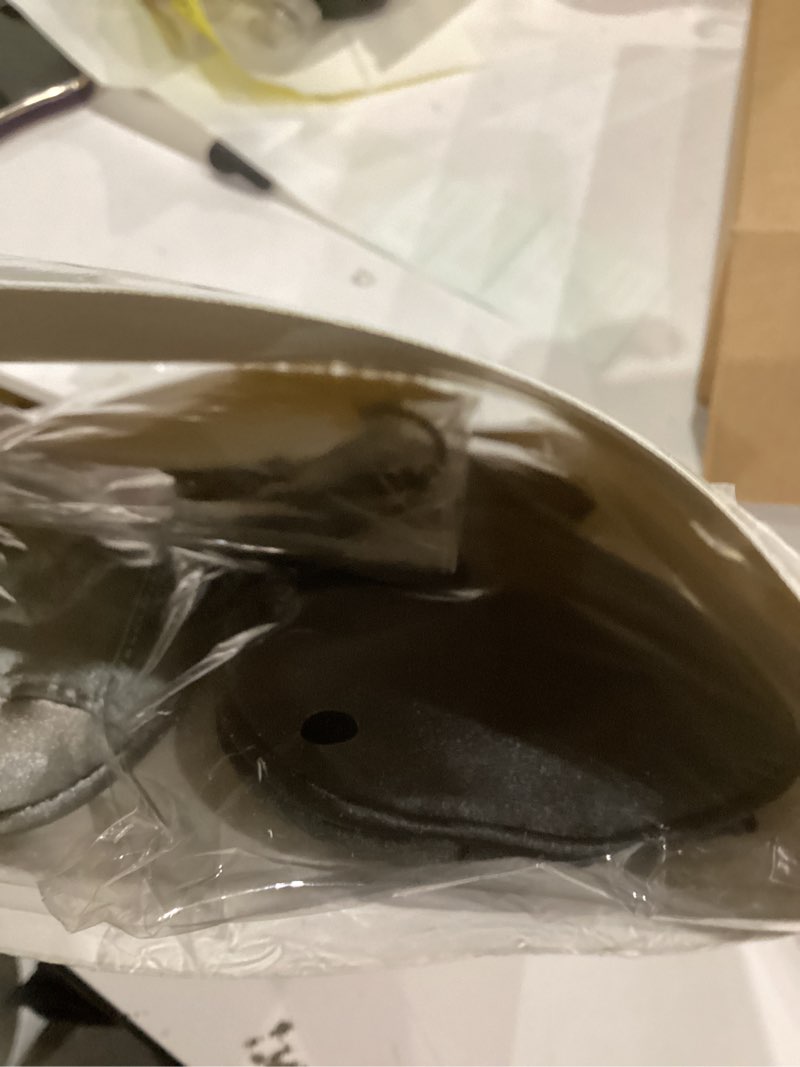 Condition photo showing New/Like New for 2 Pieces Silk Heated Eye Mask for Dry Eyes USB Steam Warm Compress for Puffy Eyes Adjustable Temp Sleep Eye Mask for Dry Eye, Chalazion, Blepharitis, Stye (Black, Grey)