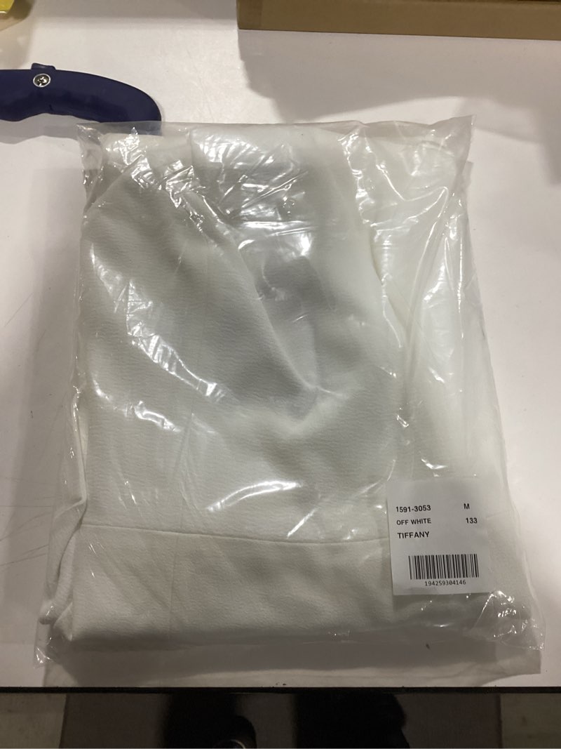 Condition photo showing Good Condition for Dress The Population Womens Tiffany One Shoulder Bow Detail Midi Sheath Dress Medium Off-white