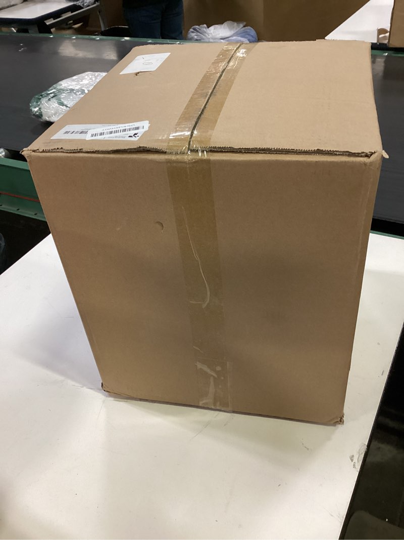 Condition photo showing New/Like New for Perforated Sump Pump Basin With Lid, 13 X 11.4 X 15 Inch Sump Pump Basin With 40 Drilled Holes, Sump Basin Specifically Designed For Drainage From Crawl, Patios, Driveways Spaces, Durable