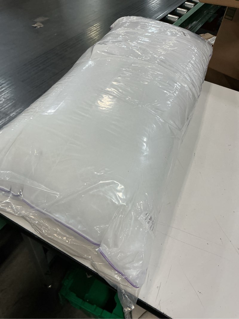 Condition photo showing New/Like New for jollyvogue pillows king size set of 1, washable supportive single bed pillow with super soft down alternative fill, luxury fluffy hotel quality for side, back, and stomach sleepers 1 king