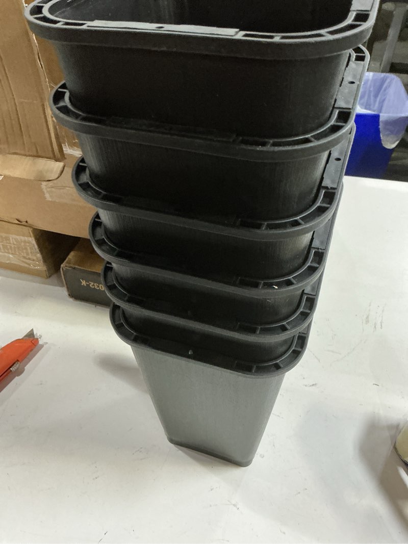 Condition photo showing New/Like New for shouwuhho Bed Risers 8 Inch Heavy Duty, Furniture Risers Lifts 12" 8" 4" for Table, Desk Leg, Sofa, Couch, Adjustable Bed Frame Risers Supports Up to 6,000 Lbs, Black, 6 Pack Black 6 Pack 8 INCH