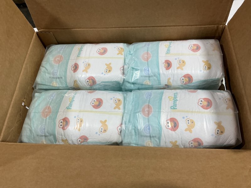 Condition photo showing New/Like New for Pampers Diapers - Baby Dry - Size 2, 112 Count, Absorbent Disposable Infant Diaper (Packaging May Vary) Size 2 112