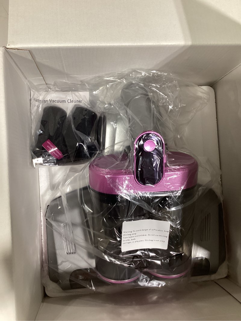 Condition photo showing Good Condition for bed mattress vacuum cleaner cordless 16kpa handheld vacuum, vacuum cleaner with 253.7nm uv-c light,hepa filter & ultrasonic, portable vacuums for sofa bed couch crib gifts for women her man gray