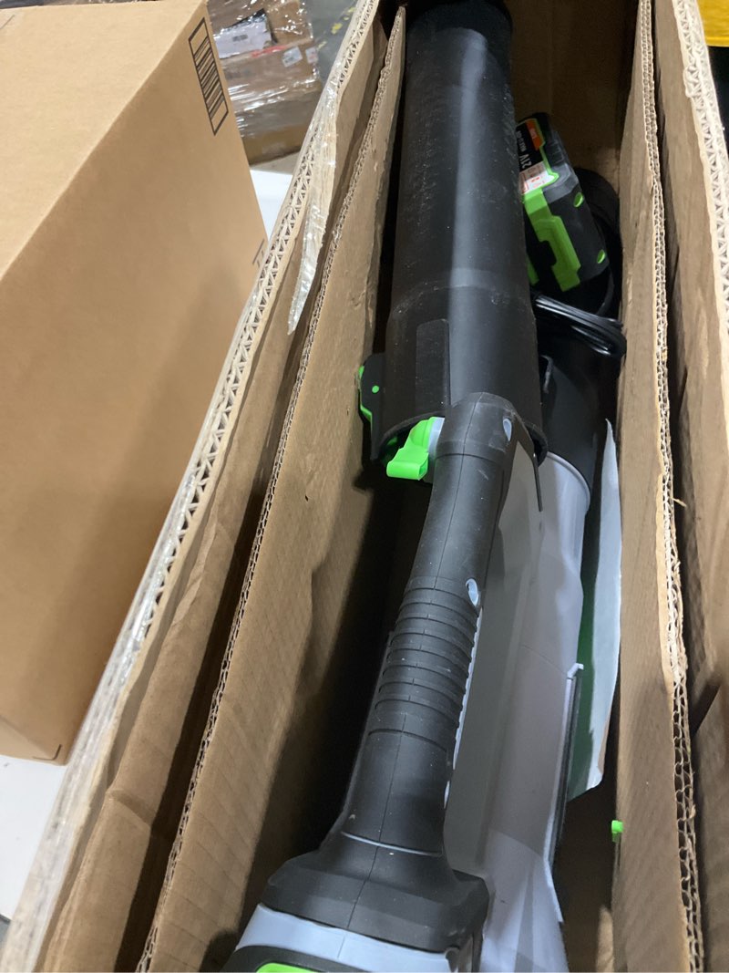 Condition photo showing Good Condition for leaf blower cordless with 2× 5.0ah batteries and charger, 21v electric, lightweight battery powered blowers for lawn care, yard, patio cleaning, blowing leaves & dust light gray