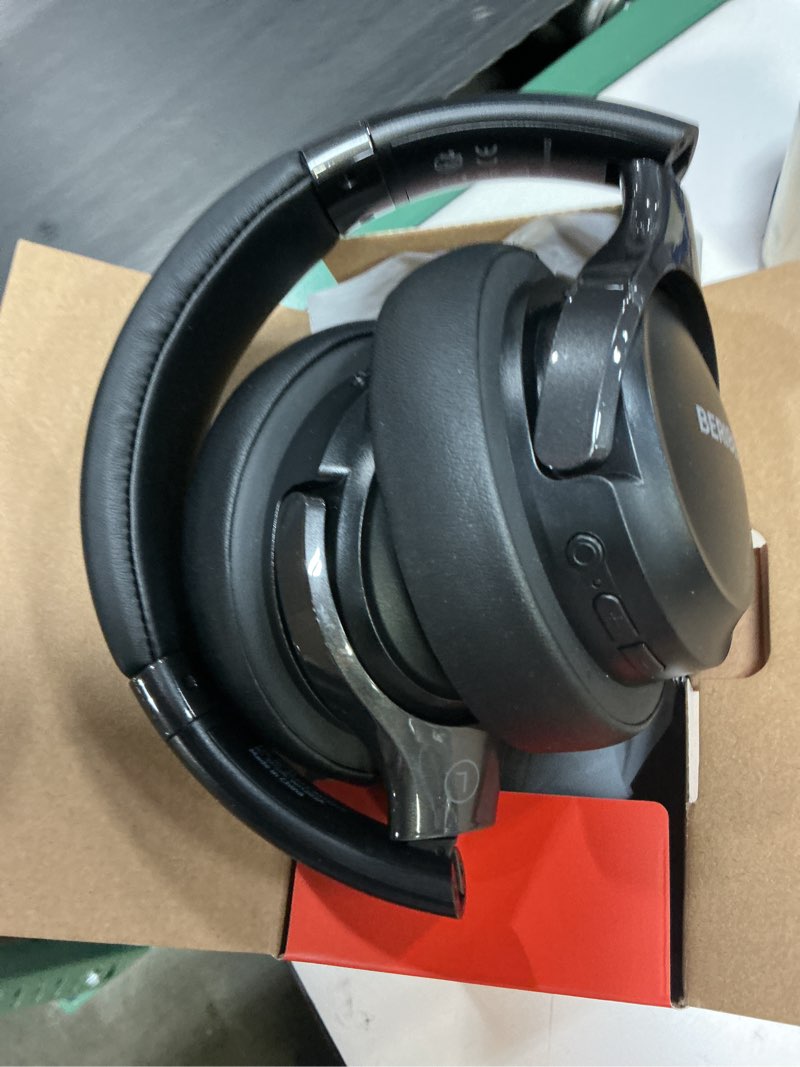 Condition photo showing Good Condition for beribes bluetooth headphones over ear, 65h playtime and 6 eq music modes wireless headphones with microphone, hifi stereo foldable lightweight headset, deep bass for home office cellphone pc ect. black