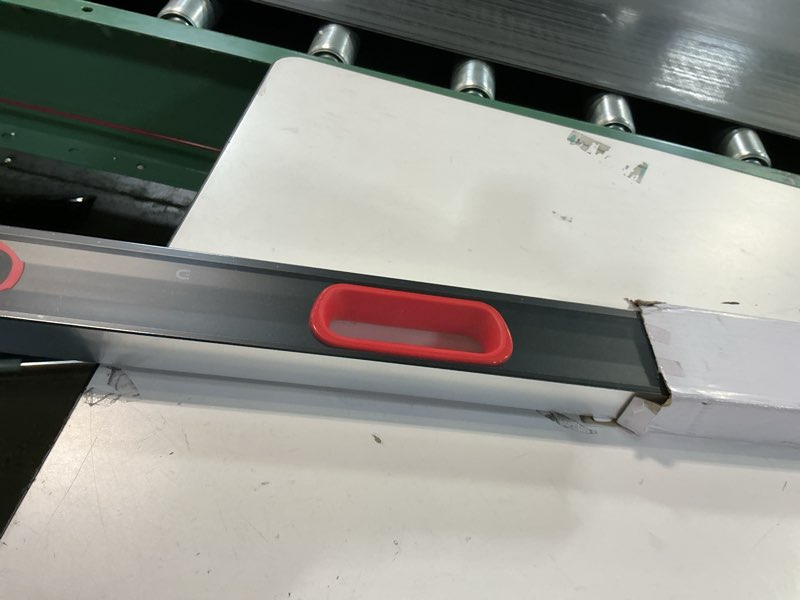 Condition photo showing Good Condition for Black Canyon 48" Box Level, w/Magnetic Base, Vertical and Horizontal Measurement, Aluminum, Plastic Frame, Hang Hole, Vial Types, Suits Construction, Carpentry tasks, Plumbing, Installations 48 in