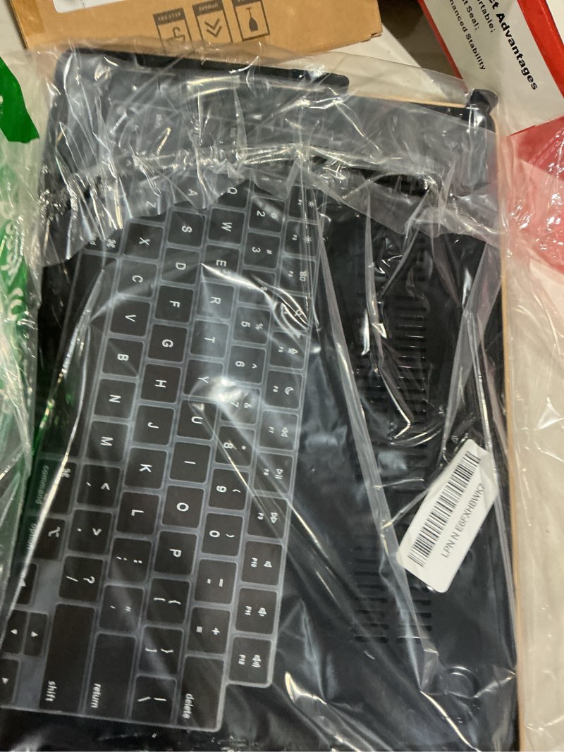 Condition photo showing As Is for compatible for macbook pro 14 inch case 2026 m5, 2021-2025 m4 m3 m2 m1 a3427 a3426 a3434 a3112 a3185 a3401 a2918 a2992 a2779 a2442, crocodile skin pu leather hardshell & keyboard cover, brown # brown crocodile