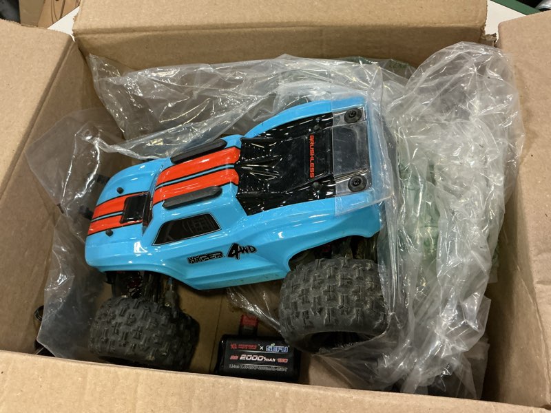 Condition photo showing As Is for mjx hyper go h16mt 1/16 4x4 rtr brushless fast rc cars for adults, max 43mph rc trucks, portable remote control car for boys, rc truck compatible with 3s lipo