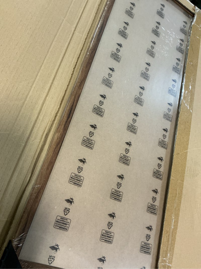 Condition photo showing Good Condition for Rustic Walnut 11x13 Frame - Single Frame, 11 x 13 Poster Frame for Artwork, Puzzles, Photos and Movie Posters Picture Frames