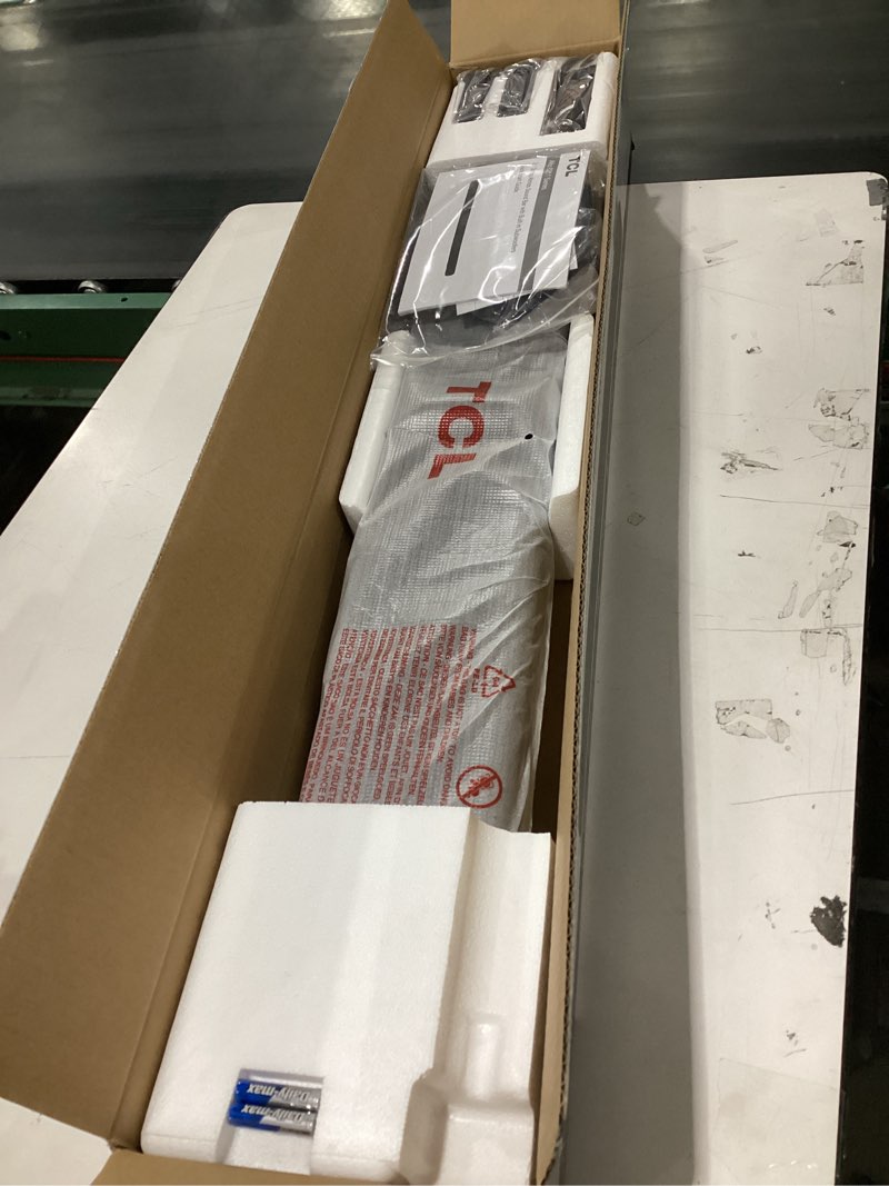 Condition photo showing New/Like New for TCL Alto 8 2.1 Channel Dolby Atmos Smart Sound Bar with Built-in Subwoofers, WiFi, Works w/ Alexa, Google Assistant & Apple Airplay 2, Bluetooth – TS8211-NA, 39-inch, Black